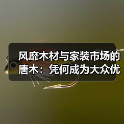 风靡木材与家装市场的唐木：凭何成为大众优选材种？（图3）