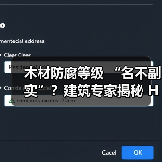 木材防腐等级 “名不副实”?建筑专家揭秘 H3 失效背后的设计危机(图2) 木材防腐等级 “名不副实”?建筑专家揭秘 H3 失效背后的设计危机(图2)