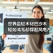 世界最轻木材巴沙木：轻如鸿毛却撑起风电产业半边天（图2）