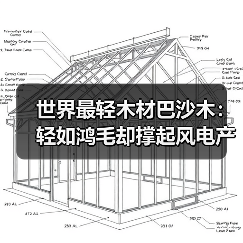 世界最轻木材巴沙木：轻如鸿毛却撑起风电产业半边天（图4）