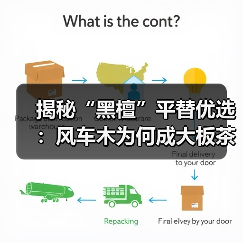 揭秘“黑檀”平替优选：风车木为何成大板茶桌高端材质新宠？（图3）