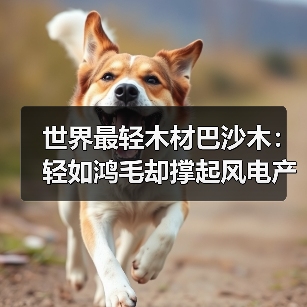 世界最轻木材巴沙木：轻如鸿毛却撑起风电产业半边天（图2）