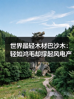 世界最轻木材巴沙木：轻如鸿毛却撑起风电产业半边天（图3）