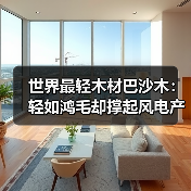 世界最轻木材巴沙木:轻如鸿毛却撑起风电产业半边天(图2) 世界最轻木材巴沙木:轻如鸿毛却撑起风电产业半边天(图2)