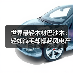 世界最轻木材巴沙木:轻如鸿毛却撑起风电产业半边天(图1) 世界最轻木材巴沙木:轻如鸿毛却撑起风电产业半边天(图1)