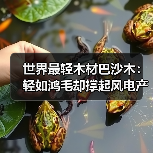 世界最轻木材巴沙木:轻如鸿毛却撑起风电产业半边天(图2) 世界最轻木材巴沙木:轻如鸿毛却撑起风电产业半边天(图2)