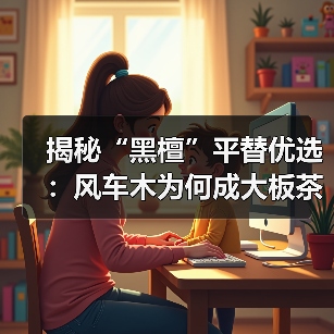揭秘“黑檀”平替优选：风车木为何成大板茶桌高端材质新宠？（图2）