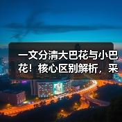 一文分清大巴花与小巴花!核心区别解析,采购避坑必看(图3) 一文分清大巴花与小巴花!核心区别解析,采购避坑必看(图3)