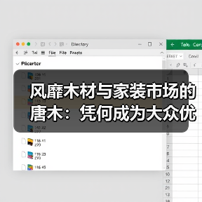 风靡木材与家装市场的唐木:凭何成为大众优选材种?(图4) 风靡木材与家装市场的唐木:凭何成为大众优选材种?(图4)