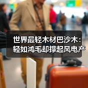 世界最轻木材巴沙木:轻如鸿毛却撑起风电产业半边天(图4) 世界最轻木材巴沙木:轻如鸿毛却撑起风电产业半边天(图4)