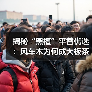 揭秘“黑檀”平替优选：风车木为何成大板茶桌高端材质新宠？（图4）