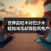 世界最轻木材巴沙木:轻如鸿毛却撑起风电产业半边天(图4) 世界最轻木材巴沙木:轻如鸿毛却撑起风电产业半边天(图4)