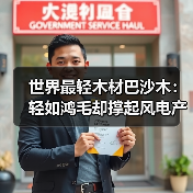 世界最轻木材巴沙木：轻如鸿毛却撑起风电产业半边天（图1）