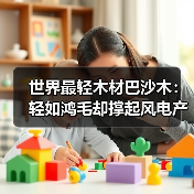 世界最轻木材巴沙木：轻如鸿毛却撑起风电产业半边天（图4）