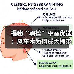 揭秘“黑檀”平替优选：风车木为何成大板茶桌高端材质新宠？（图3）