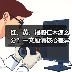 红、黄、褐榄仁木怎么分?一文厘清核心差异与应用边界(图4) 红、黄、褐榄仁木怎么分?一文厘清核心差异与应用边界(图4)