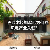 巴沙木轻如鸿毛为何成风电产业关键？（图2）
