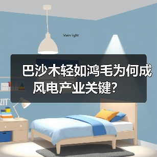巴沙木轻如鸿毛为何成风电产业关键？（图1）