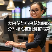 大巴花与小巴花如何区分?核心区别解析与采购避坑指南(图2) 大巴花与小巴花如何区分?核心区别解析与采购避坑指南(图2)