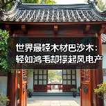 世界最轻木材巴沙木：轻如鸿毛却撑起风电产业半边天（图1）