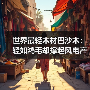 世界最轻木材巴沙木：轻如鸿毛却撑起风电产业半边天（图3）