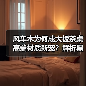 风车木为何成大板茶桌高端材质新宠？解析黑檀平替优选（图2）
