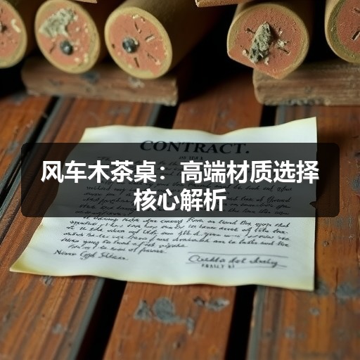 风车木茶桌：高端材质选择核心解析(图1)