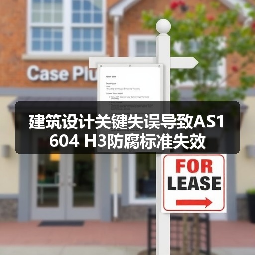 建筑设计关键失误导致AS1604 H3防腐标准失效(图1) 建筑设计关键失误导致AS1604 H3防腐标准失效(图1)