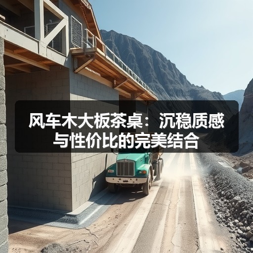 风车木大板茶桌：沉稳质感与性价比的完美结合(图2)
