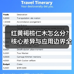 红黄褐榄仁木怎么分？核心差异与应用边界全解析（图3）