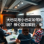 大巴花与小巴花如何辨别?核心区别解析,采购避坑指南(图2) 大巴花与小巴花如何辨别?核心区别解析,采购避坑指南(图2)