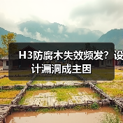 H3防腐木失效频发?设计漏洞成主因(图1) H3防腐木失效频发?设计漏洞成主因(图1)