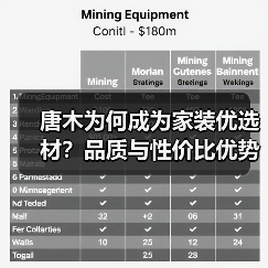 唐木为何成为家装优选材？品质与性价比优势全解析（图2）