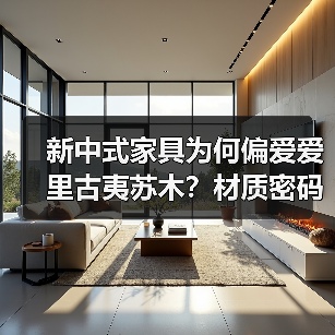 新中式家具为何偏爱爱里古夷苏木?材质密码解析(图4) 新中式家具为何偏爱爱里古夷苏木?材质密码解析(图4)