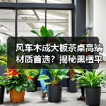 风车木成大板茶桌高端材质首选？揭秘黑檀平替背后真相（图3）