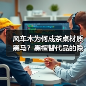 风车木为何成茶桌材质黑马？黑檀替代品的隐藏优势揭秘（图4）