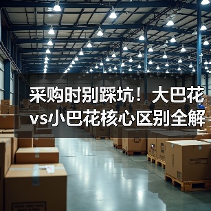 采购时别踩坑!大巴花vs小巴花核心区别全解析(图3) 采购时别踩坑!大巴花vs小巴花核心区别全解析(图3)