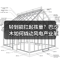 轻到能扛起孩童？巴沙木如何撬动风电产业革新（图4）