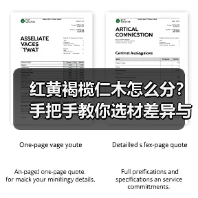 红黄褐榄仁木怎么分?手把手教你选材差异与应用场景(图1) 红黄褐榄仁木怎么分?手把手教你选材差异与应用场景(图1)