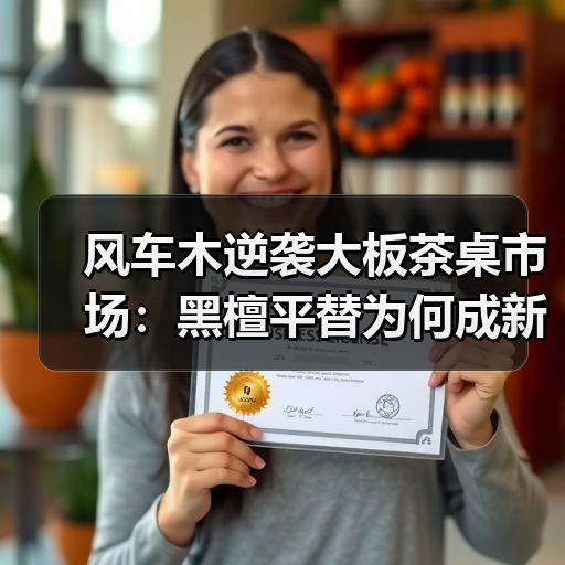 风车木逆袭大板茶桌市场:黑檀平替为何成新宠?(图1) 风车木逆袭大板茶桌市场:黑檀平替为何成新宠?(图1)