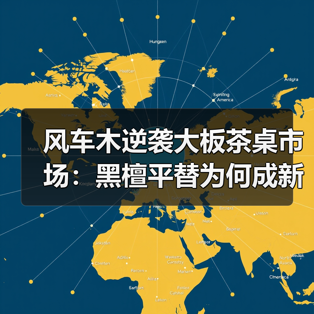风车木逆袭大板茶桌市场:黑檀平替为何成新宠?(图4) 风车木逆袭大板茶桌市场:黑檀平替为何成新宠?(图4)
